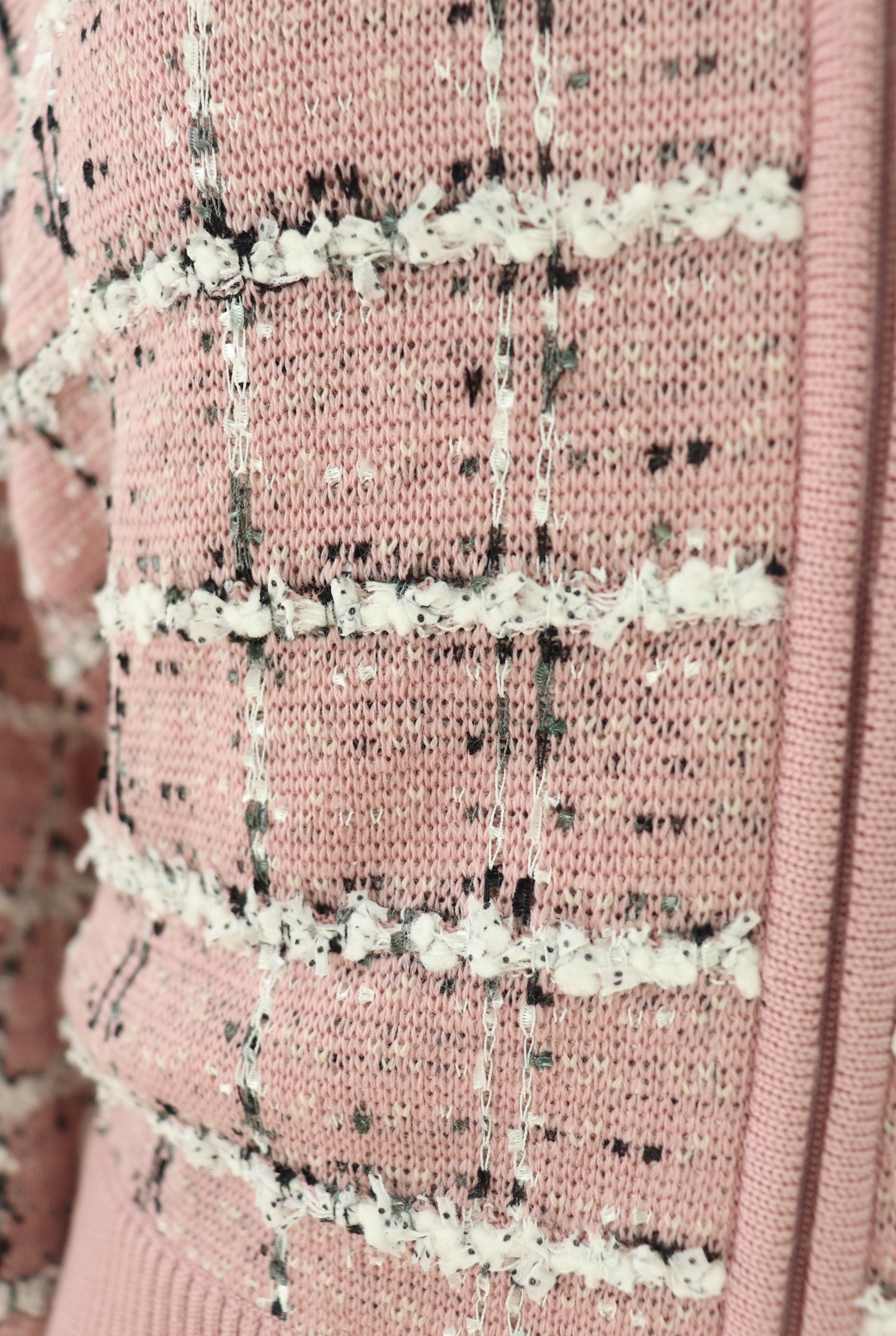 新品同様✨ルネ セットアップM 珍しく カメリア ツイード フリンジ 黒  