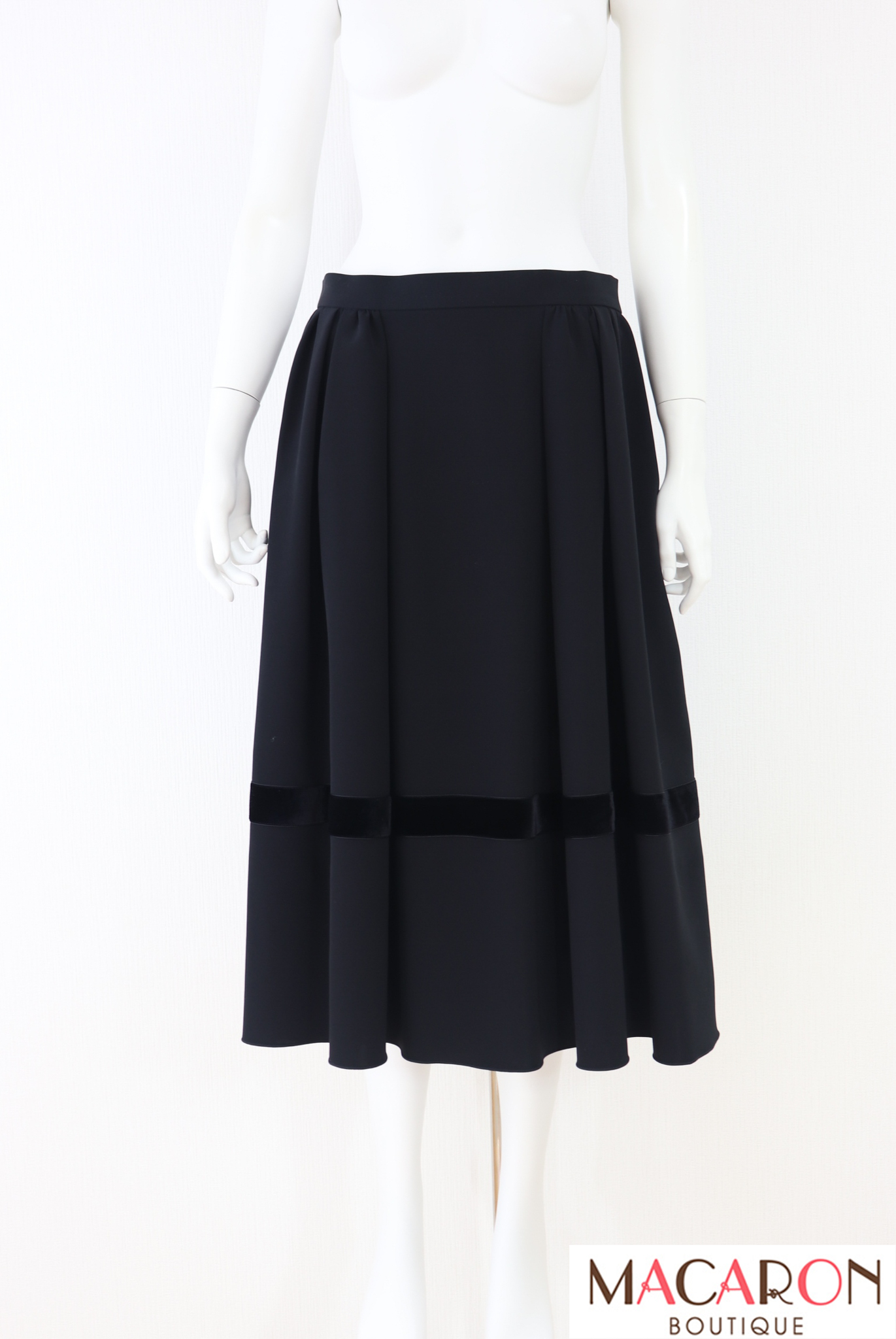 FOXEY NEWYORK(フォクシー）　Cassia　マットストレッチグログランスカート　45655