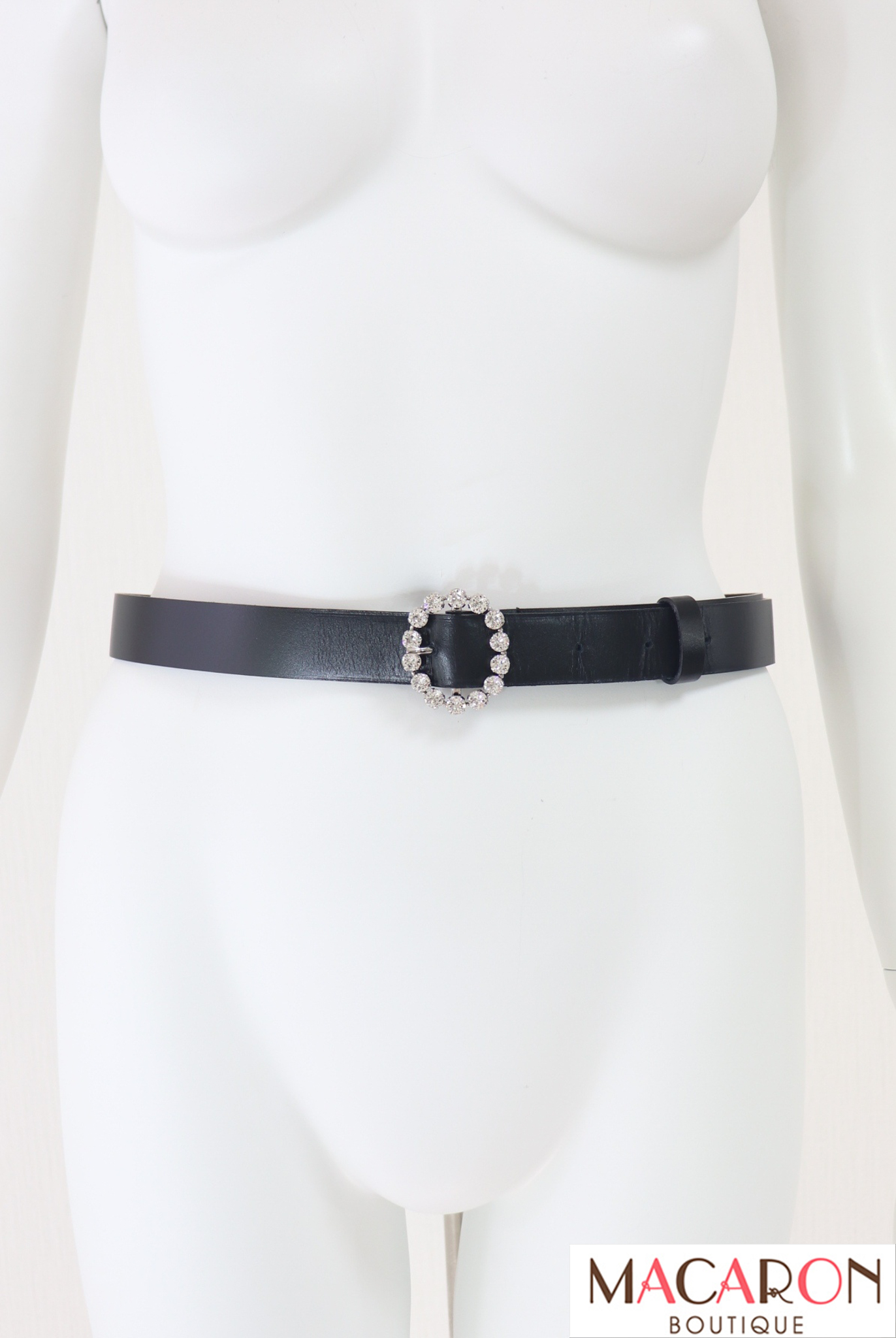 Rene（ルネ） スワロフスキーレザーベルト