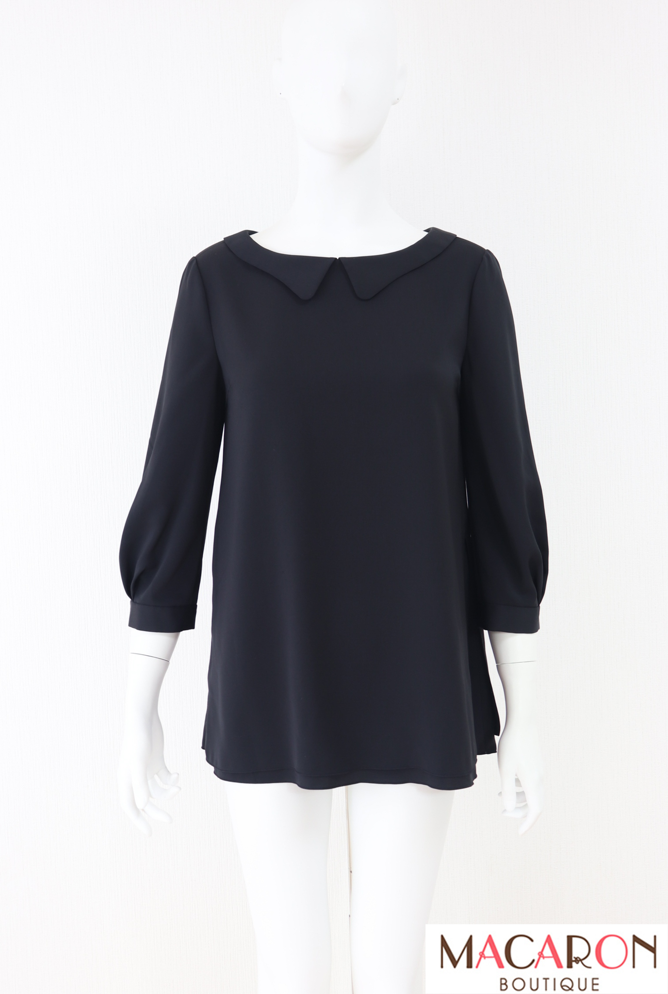 FOXEY NEWYORK(フォクシー）　フレンチD　七分袖ブラウス　32854