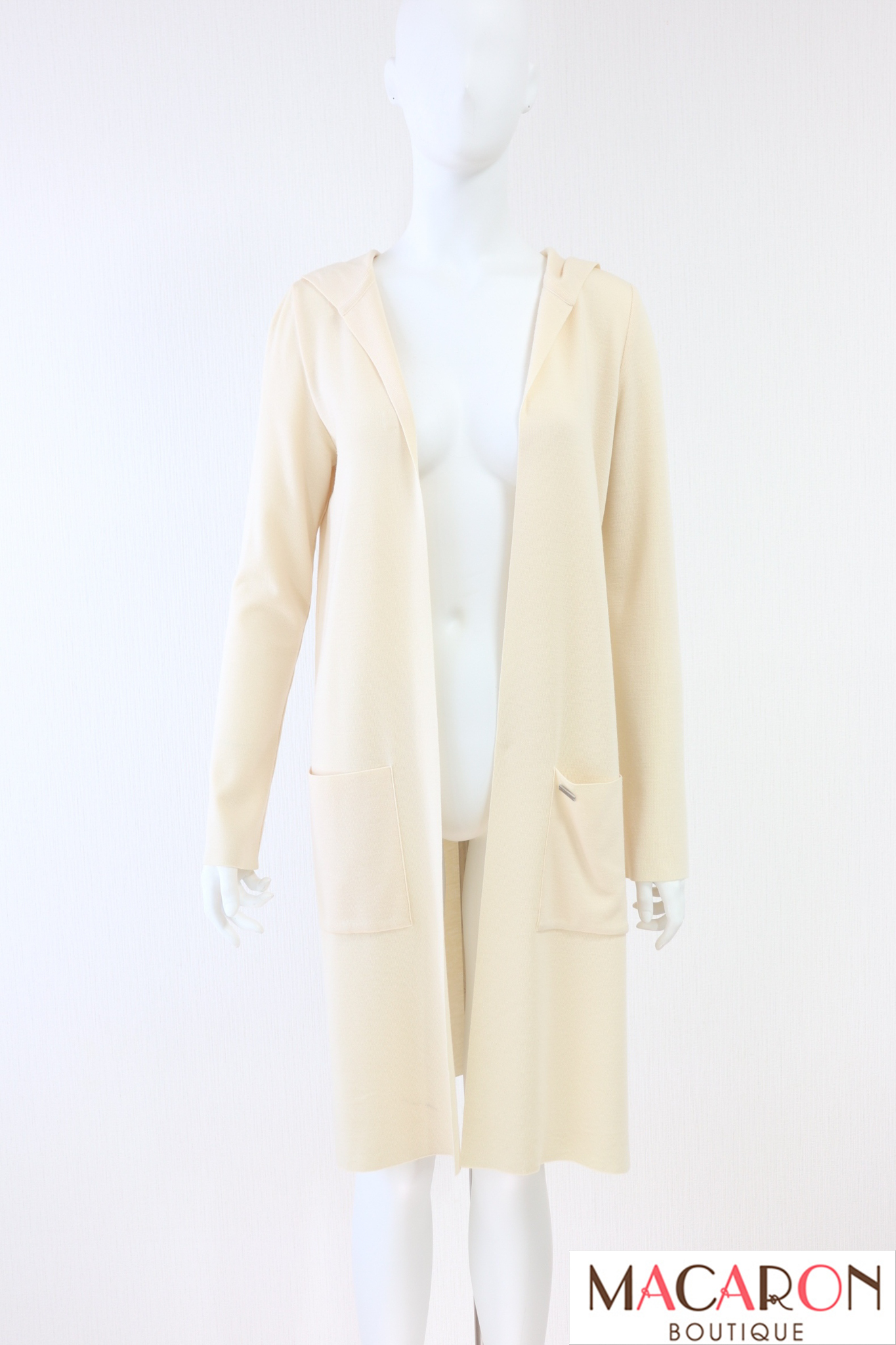 フォクシー　FOXEY ロングカーディガン FOXEY BOUTIQUE(フォクシー) フード付きロングカーディガン 39200