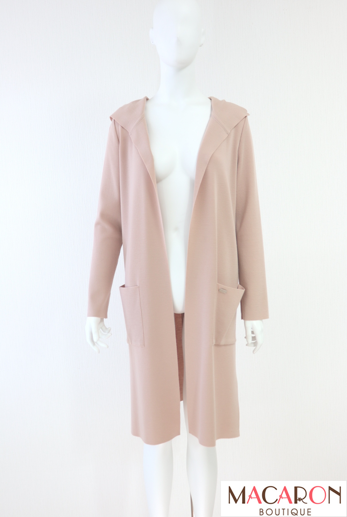 FOXEY BOUTIQUE(フォクシー) フード付きロングカーディガン 39200