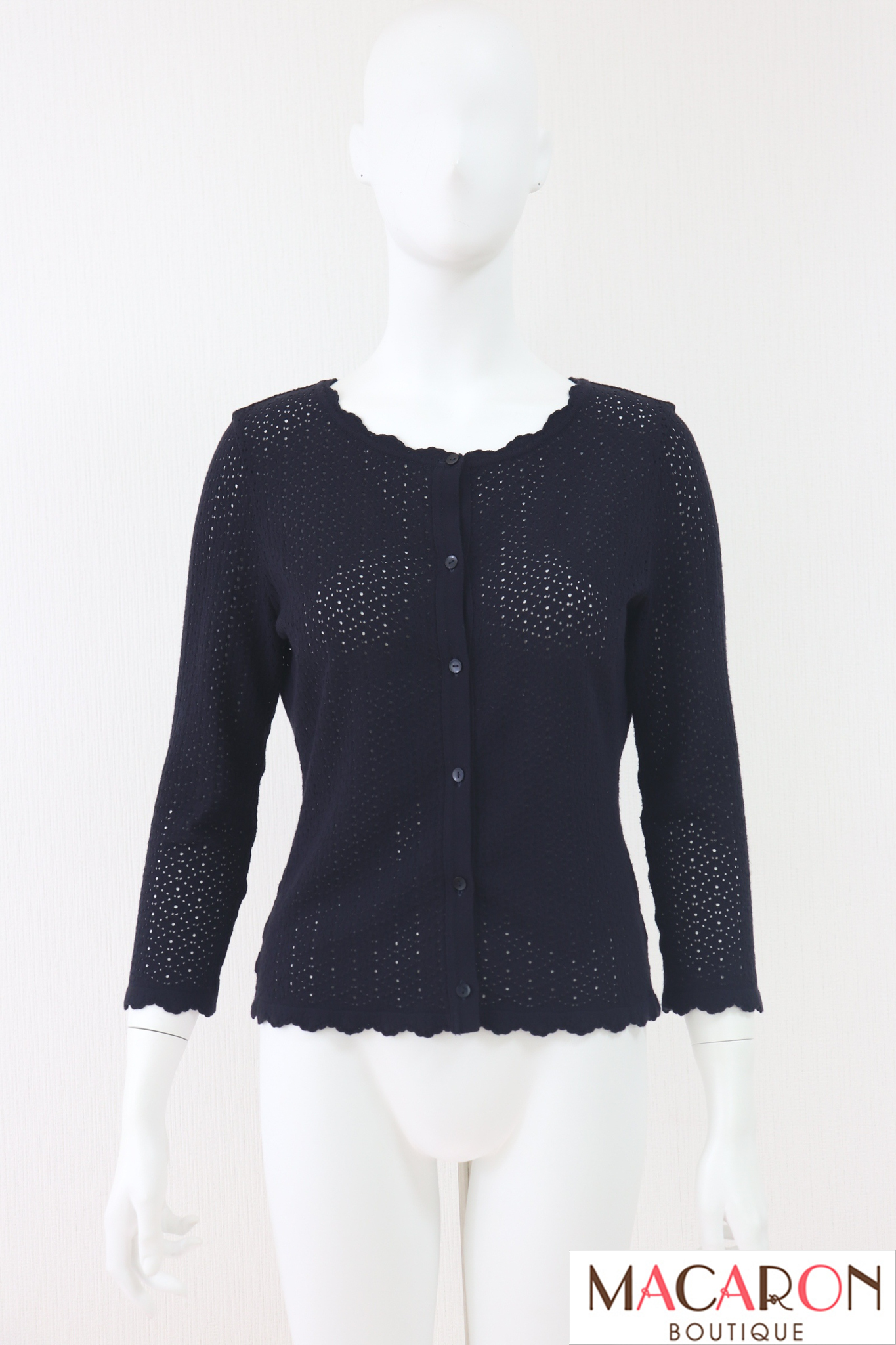 FOXEY BOUTIQUE(フォクシー) Flower Lace レーヨンブレンド
