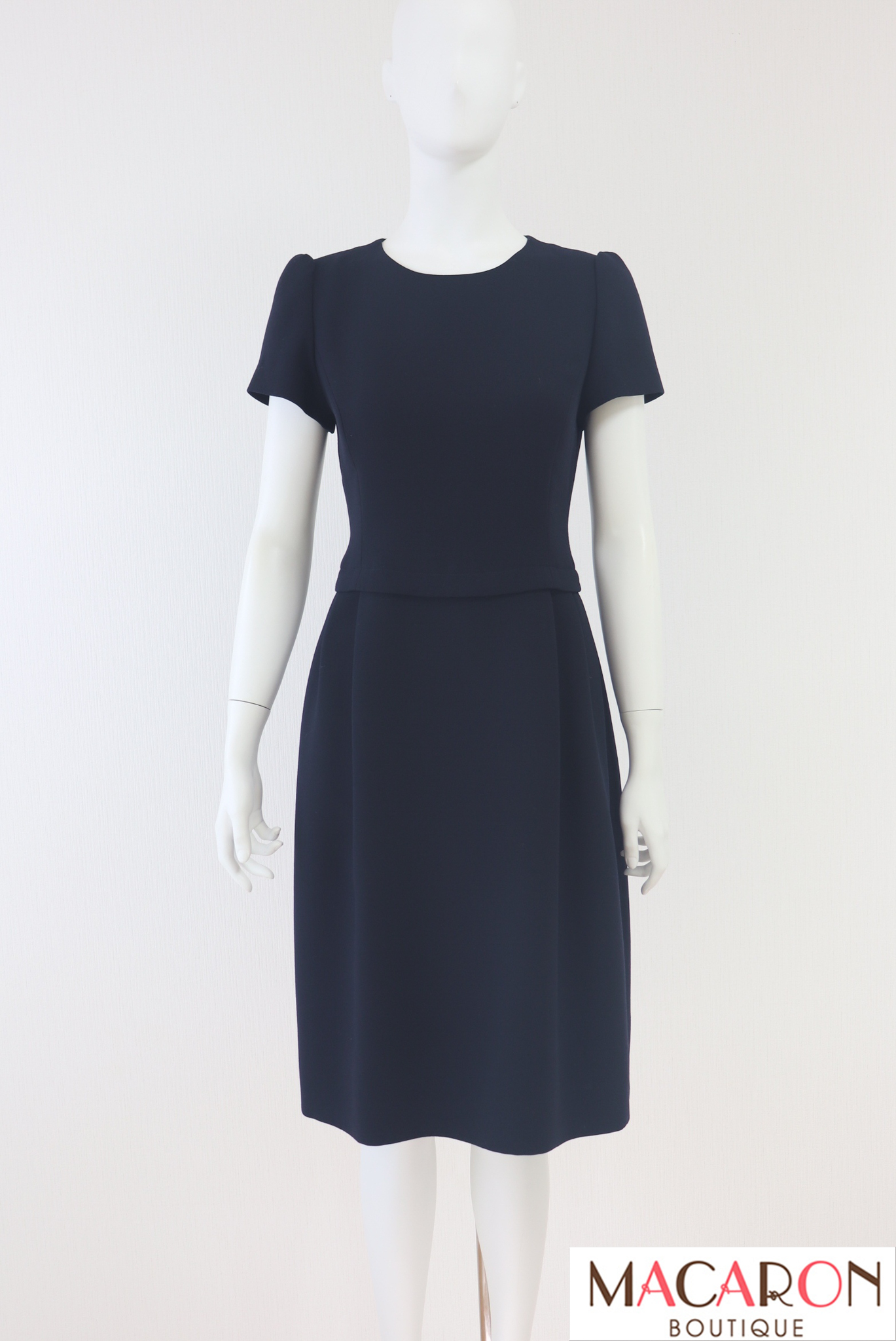 FOXEY BOUTIQUE(フォクシー)　ウールブレンド半袖ワンピース　40930