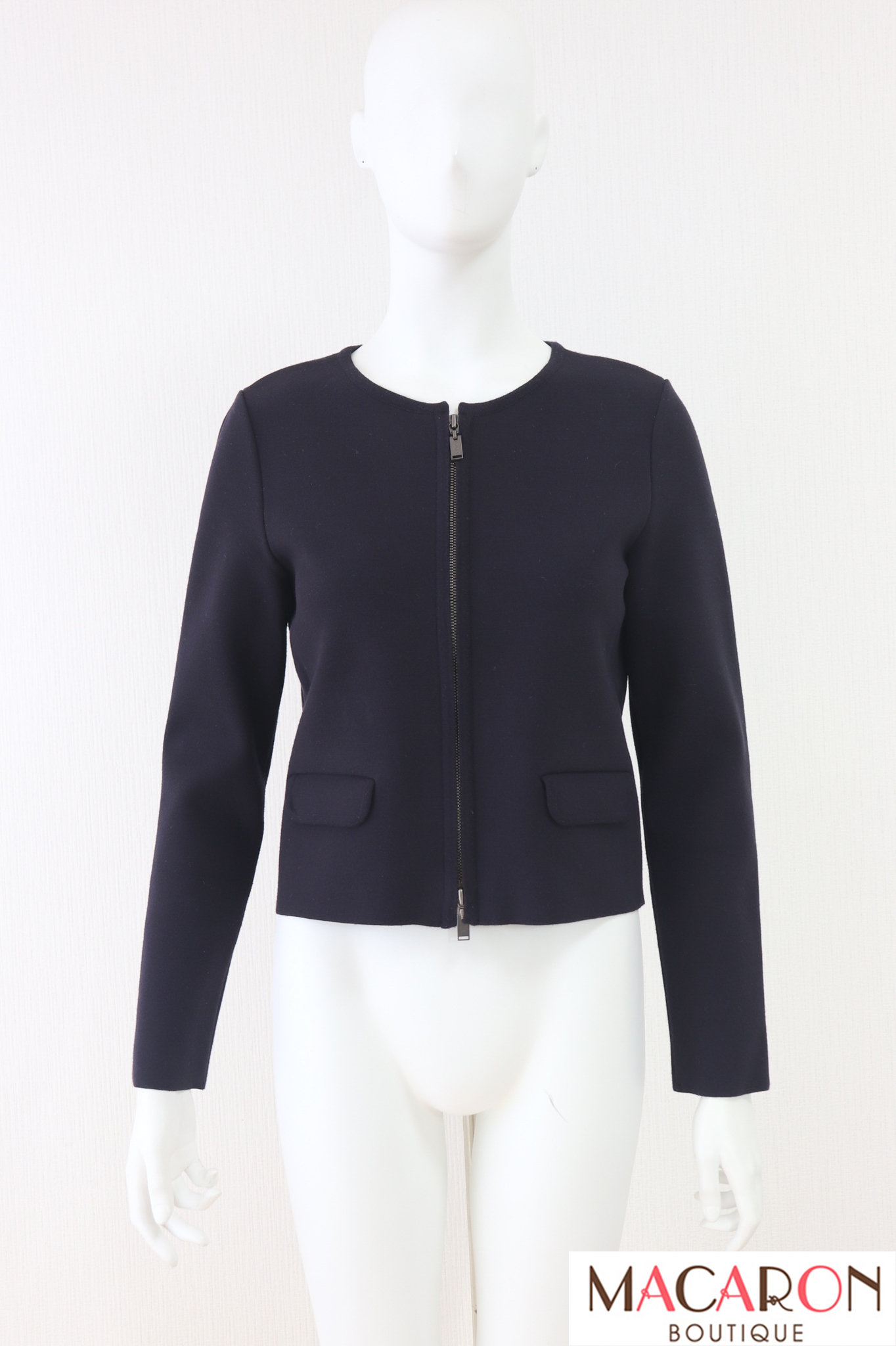 FOXEY BOUTIQUE(フォクシー）　ジップアップニットジャケット　カーディガン　42844