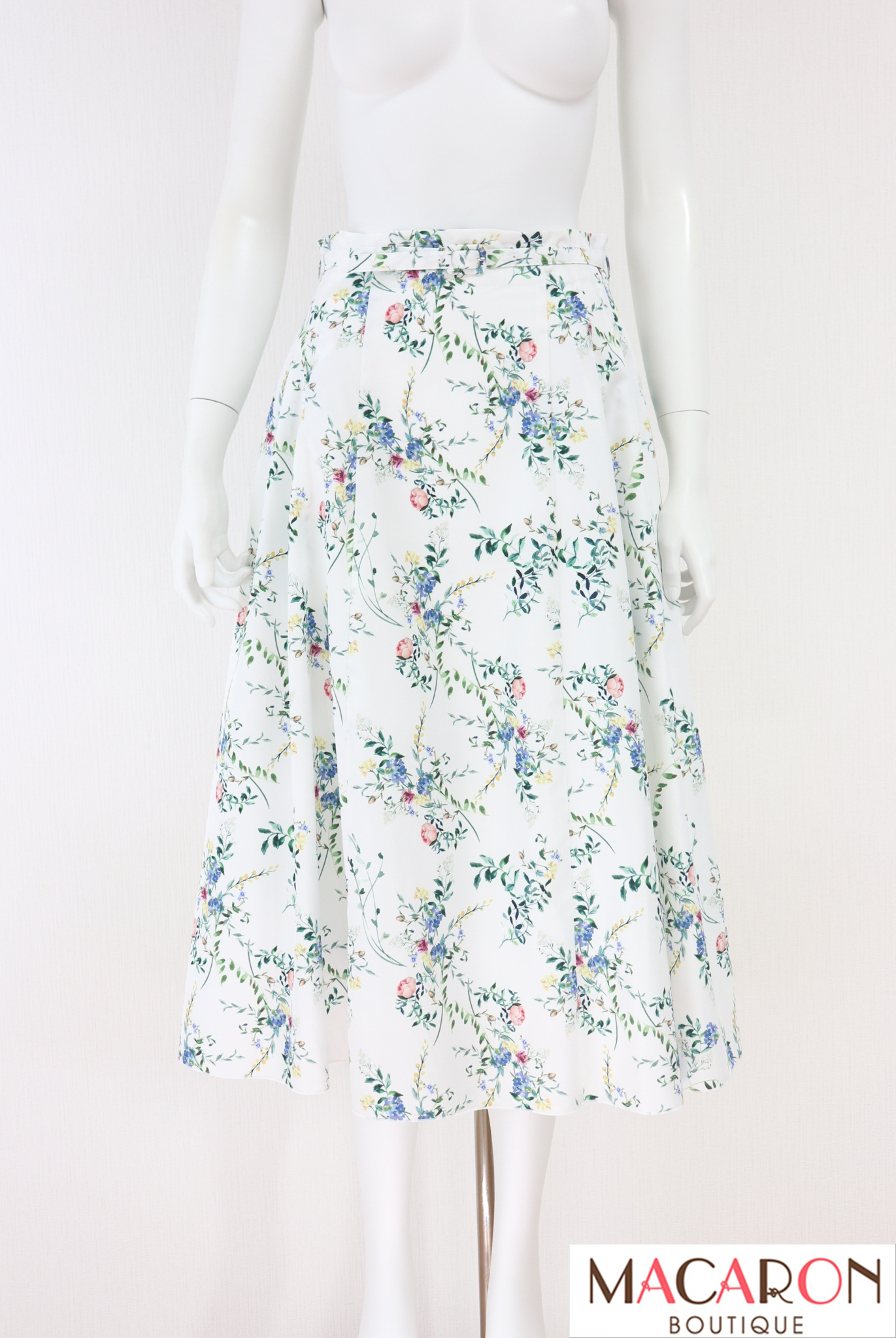 FOXEY NEWYORK(フォクシー）　Primavera　フローラルプリントスカート　44424