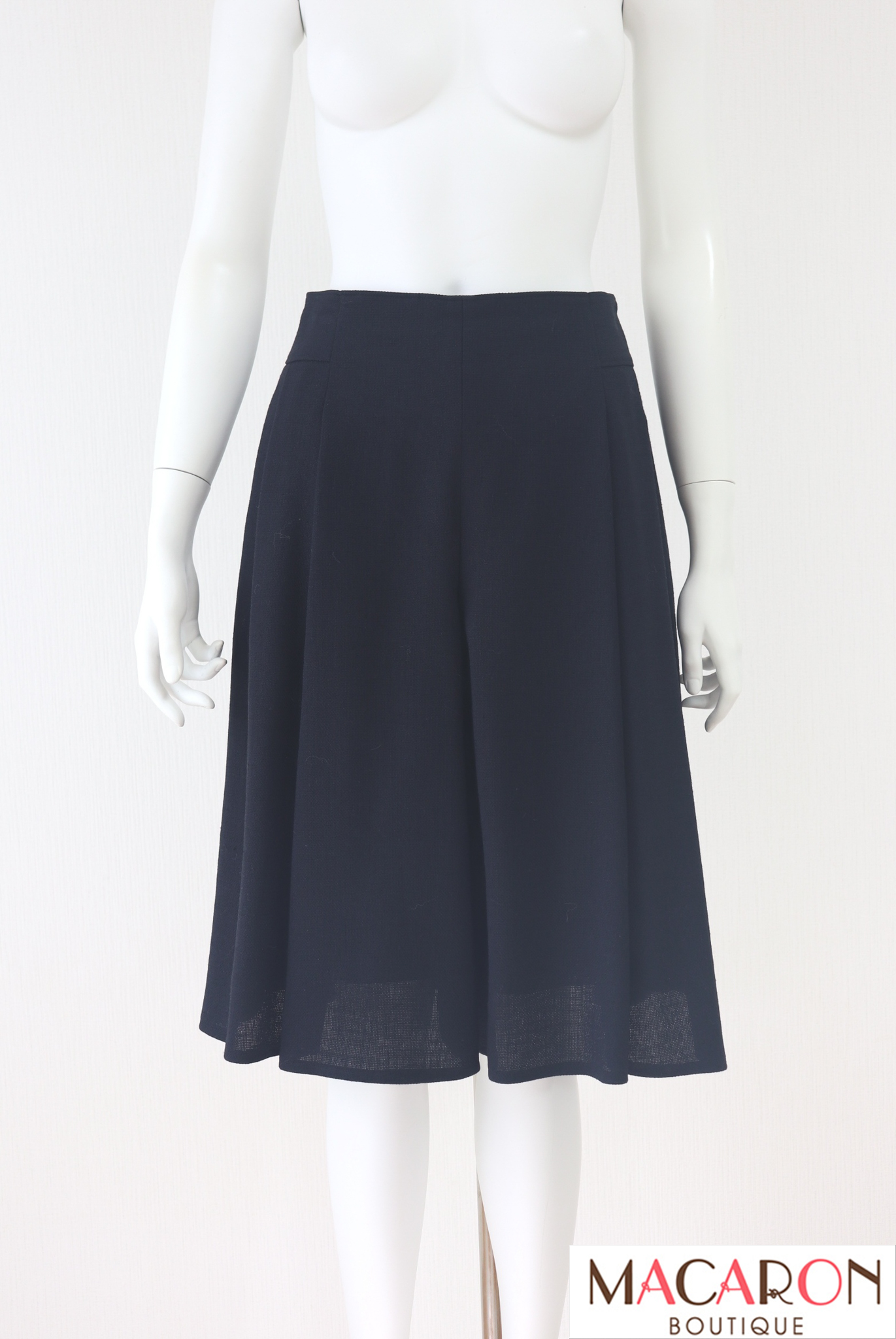 Rene ルネ ネイビー キュロット ショートパンツ 美品 36 Rene（ルネ） キュロットパンツ ハーフパンツ 5525040