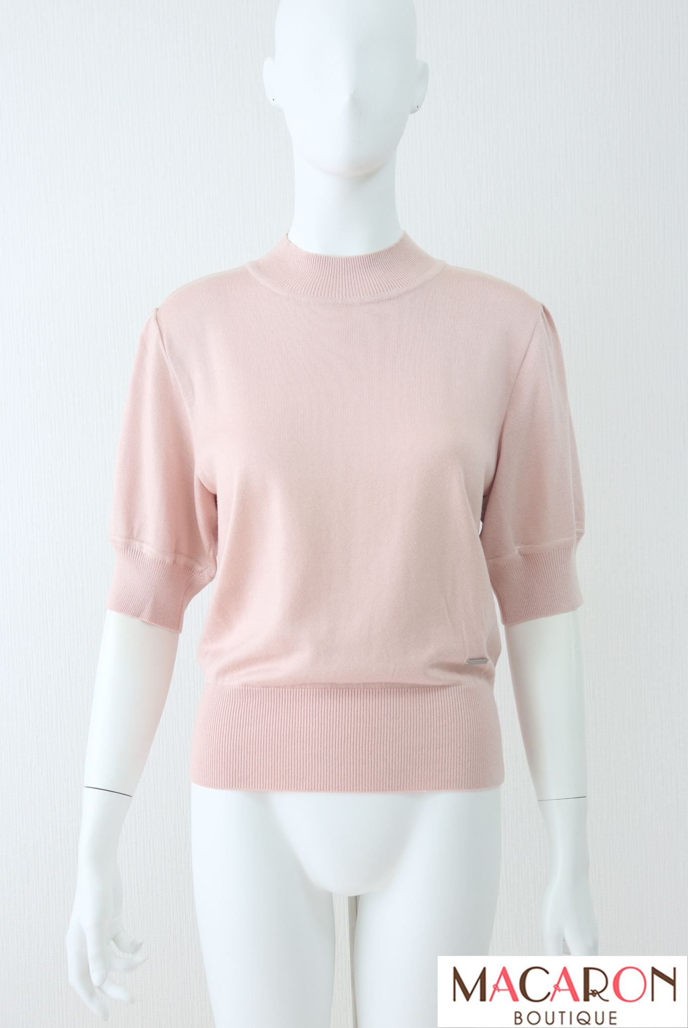 FOXEY NEWYORK COLLECTION(フォクシー） 五分袖シルクニットトップス 40594