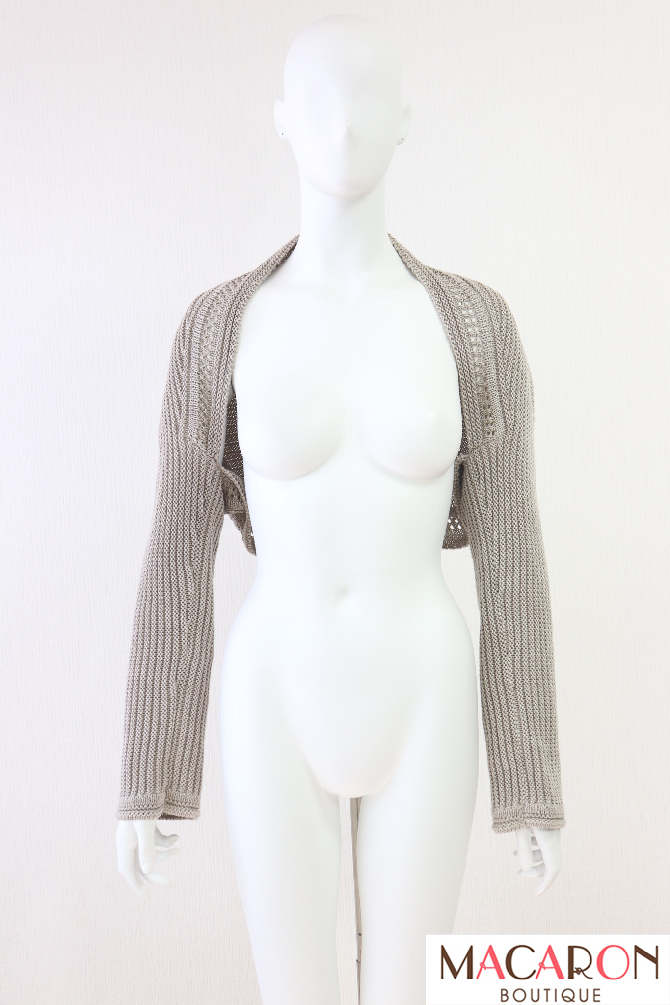 FOXEY BOUTIQUE(フォクシー）　リネンニットボレロカーディガン　40834