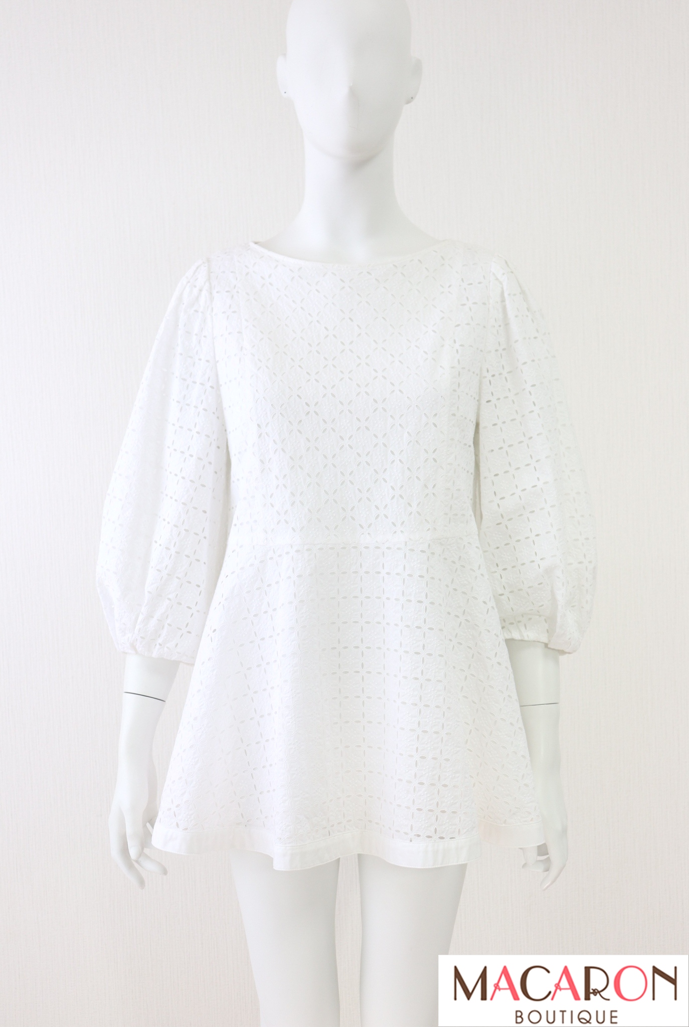 FOXEY BOUTIQUE(フォクシー）　Beach House　カットワーク刺繍ブラウス　43442