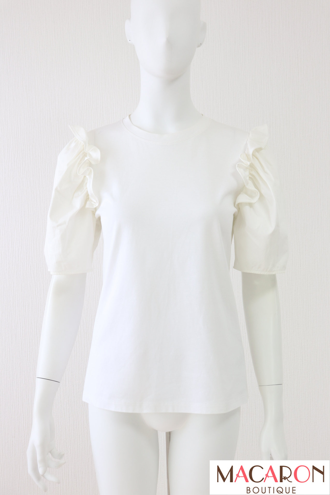 ADEAM(アディアム）　Suiren T-shirt　パフスリーブTシャツ　42209
