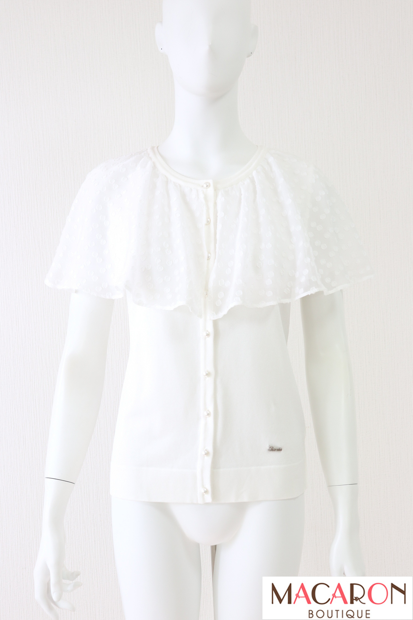 Rene（ルネ） シフォンケープカラートップス 6322320