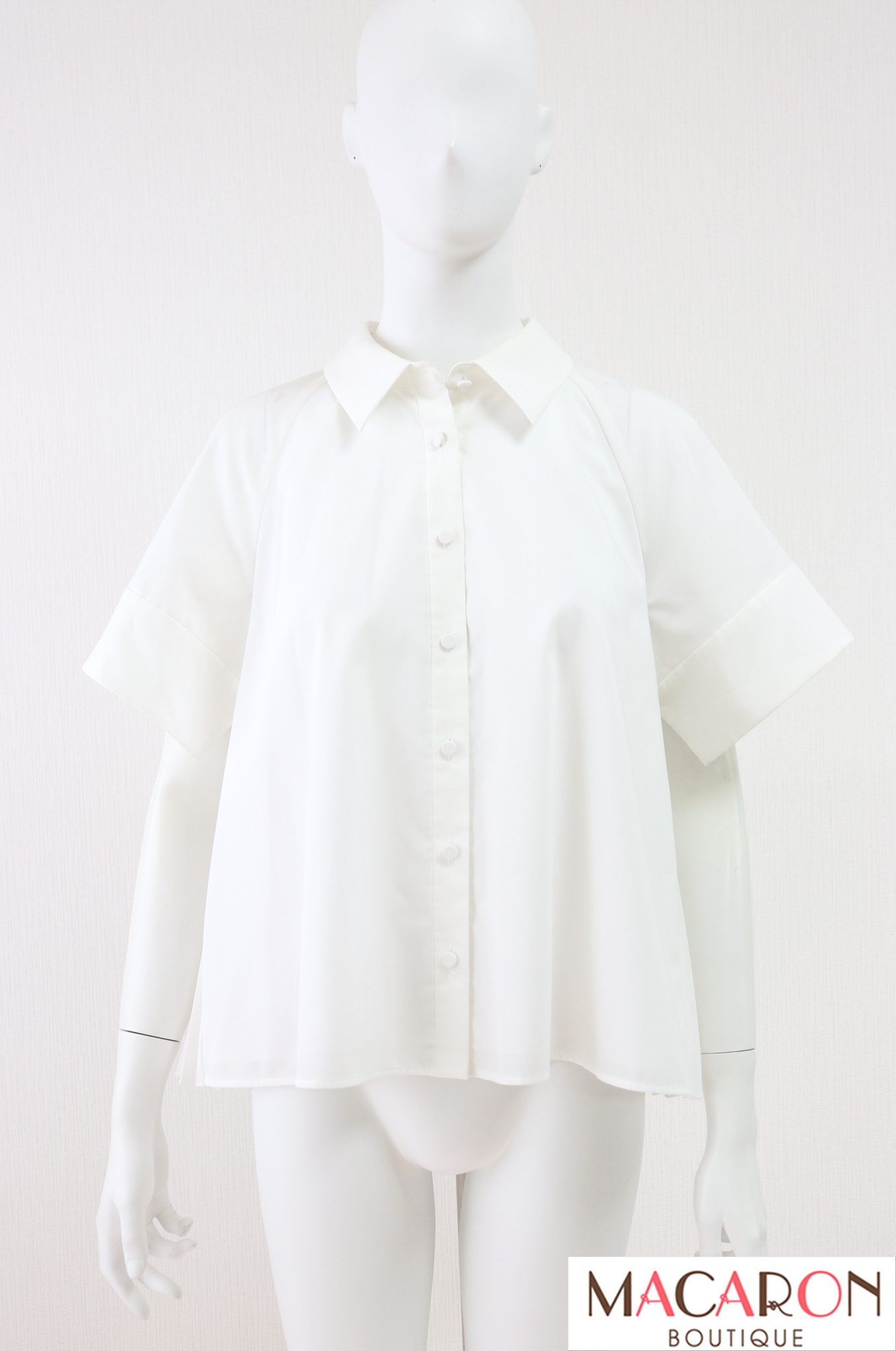 FOXEY BOUTIQUE(フォクシー)　Modern Plisse　後ろプリーツブラウス　44663