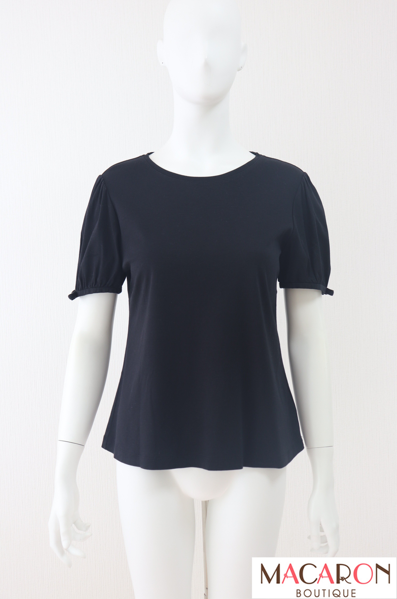 FOXEY NEWYORK(フォクシー）　袖リボンTトップス　40928