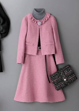 Rene（ルネ） ツイードジャケット＆スカートセットアップ 6443150 6444070