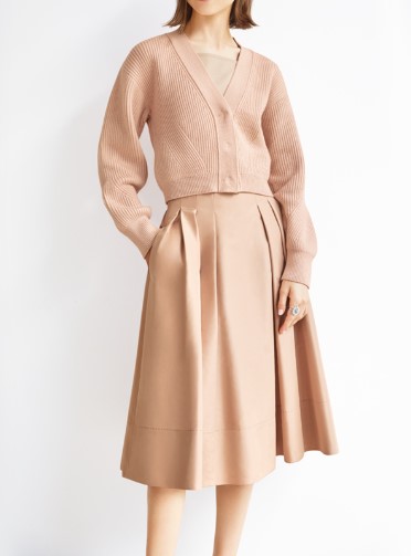 FOXEY　Madeleine　コットンポリエステルカーディガン　41894　2022年商品　ピンク　売れ筋商品|||フォクシー FOXEY BOUTIQUE(フォクシー） Madeleine コットンポリエステル