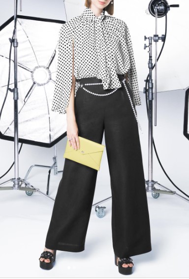 ご専用ルネ rene 2024 新作　ポルカドットブラウス ポルカドットブラウス | allureville (Women)/アルアバイル | 三越