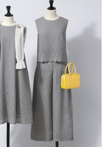 Rene（ルネ） カッティング刺繍ノースリーブトップス 6531030