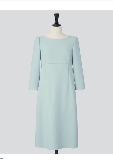 73c29 フォクシー 長袖ワンピース CHARLOTTE 半端袖 オケージョン FOXEY BOUTIQUE(フォクシー) Charlotte ウールジョーゼット