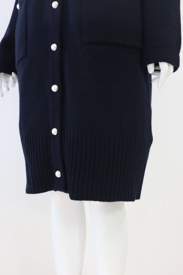 Rene（ルネ） パールボタンロングニットカーディガン 5242020