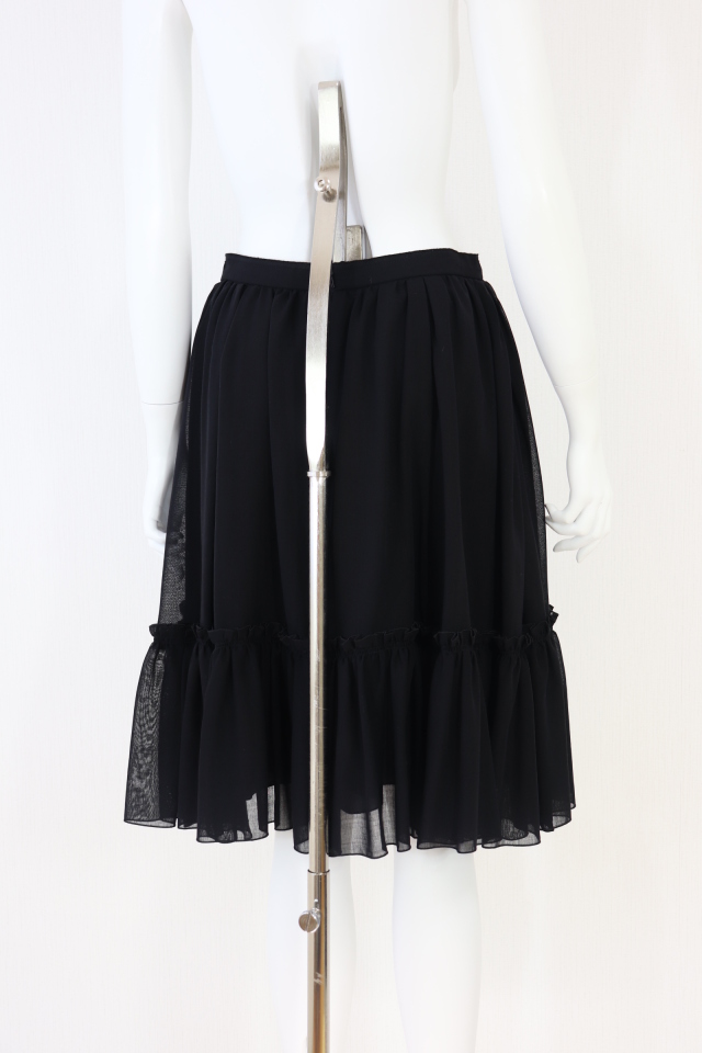 美品　Foxey フォクシー　フレアスカート　リリーラッフル　ロゴプレート　40 41769 Skirt “Cross Flare” – FOXEY 公式オンラインブティック