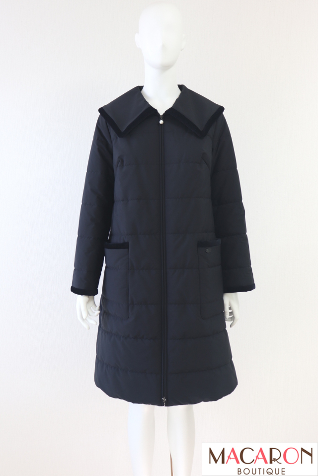 Rene（ルネ）　ビッグカラー撥水中綿コート　5348050