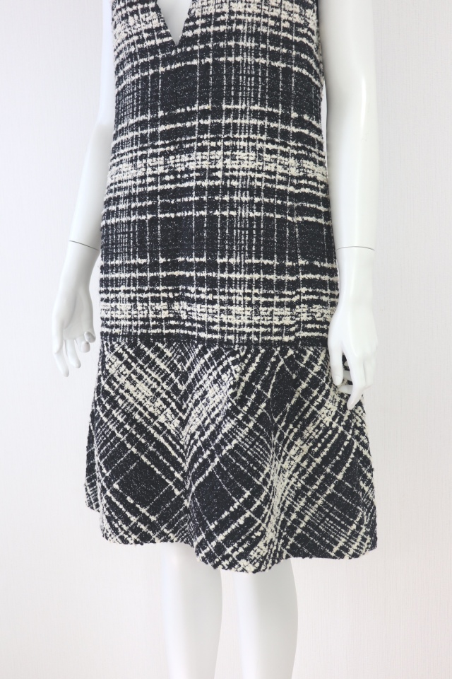 Rene ルネ　フランス製ツィード　ワンピース Rene（ルネ） フランス・マリア社製ツイードワンピース 6046180