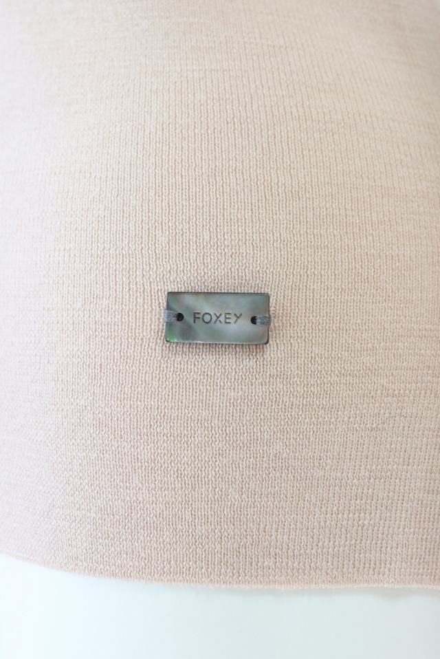 FOXEY 38 グレースウールタートルセーター ライトピンクベージュ系 FOXEY - FOXEY 38 グレースウールタートルセーター ライトピンク
