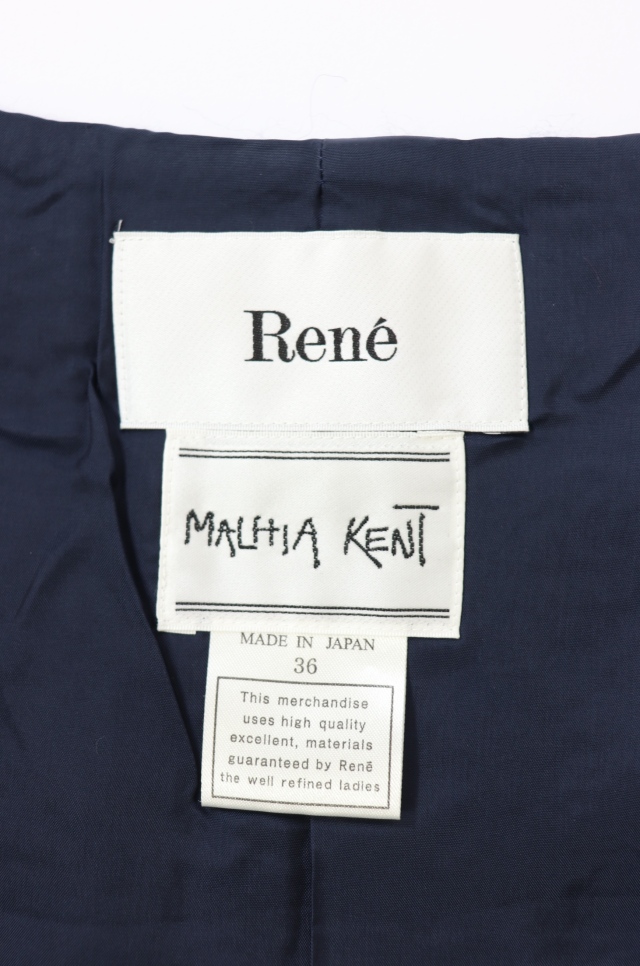 新品タグ付き【Reneルネ】マリアケントツイードワンピース38