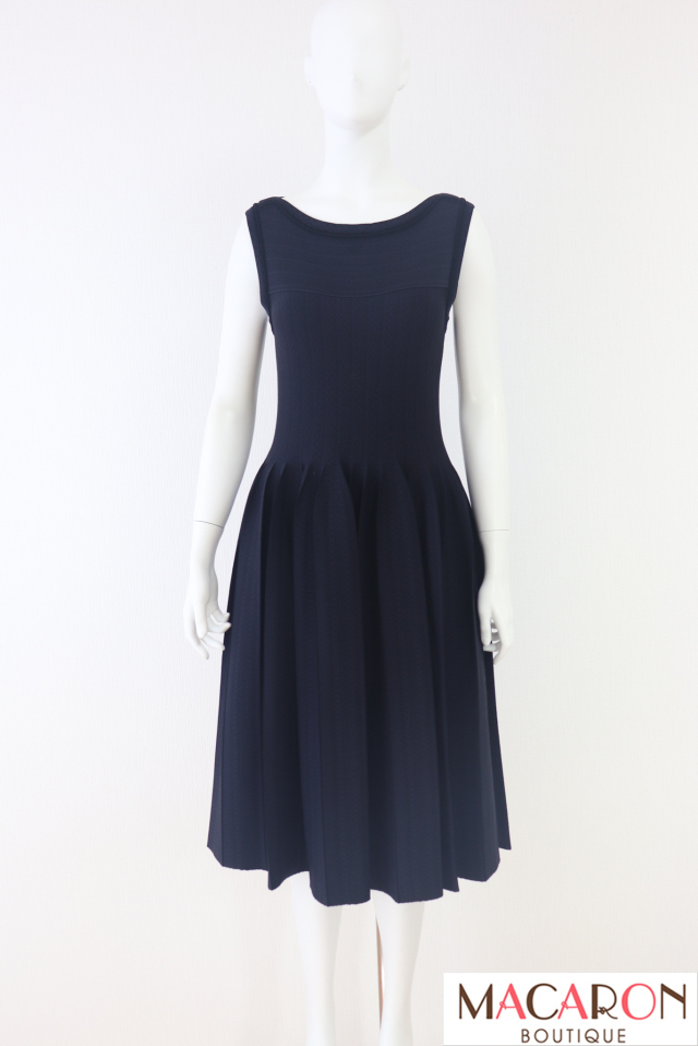 FOXEY BOUTIQUE(フォクシー) Crescendo プリーツニットワンピース 42618