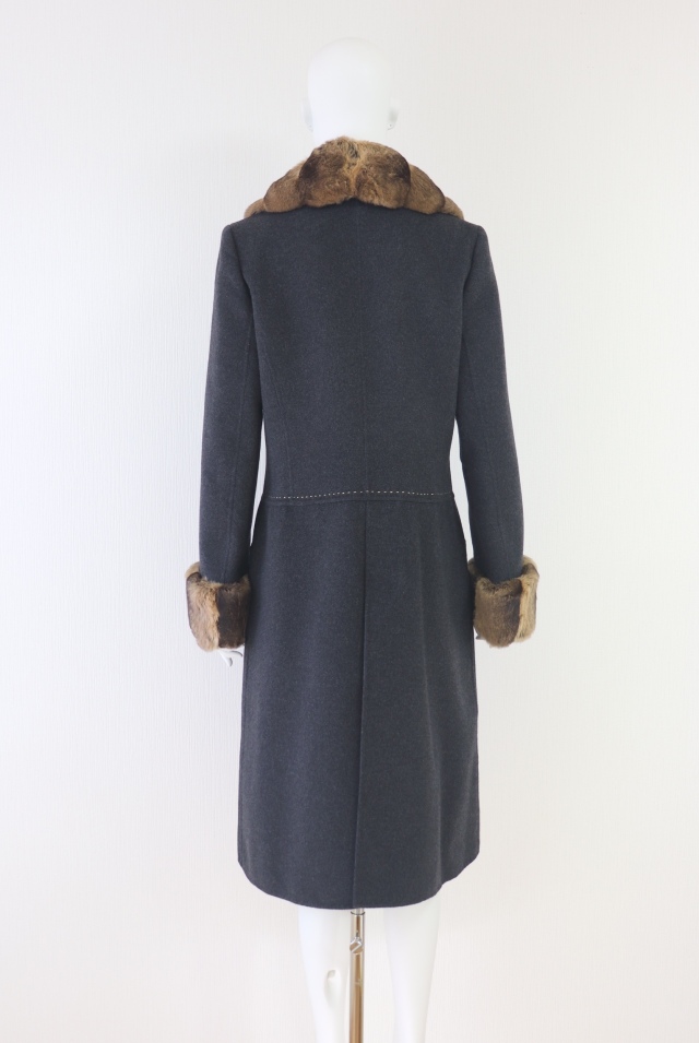 FOXEY BOUTIQUE(フォクシー） チンチラファーカシミアステッチコート 18523