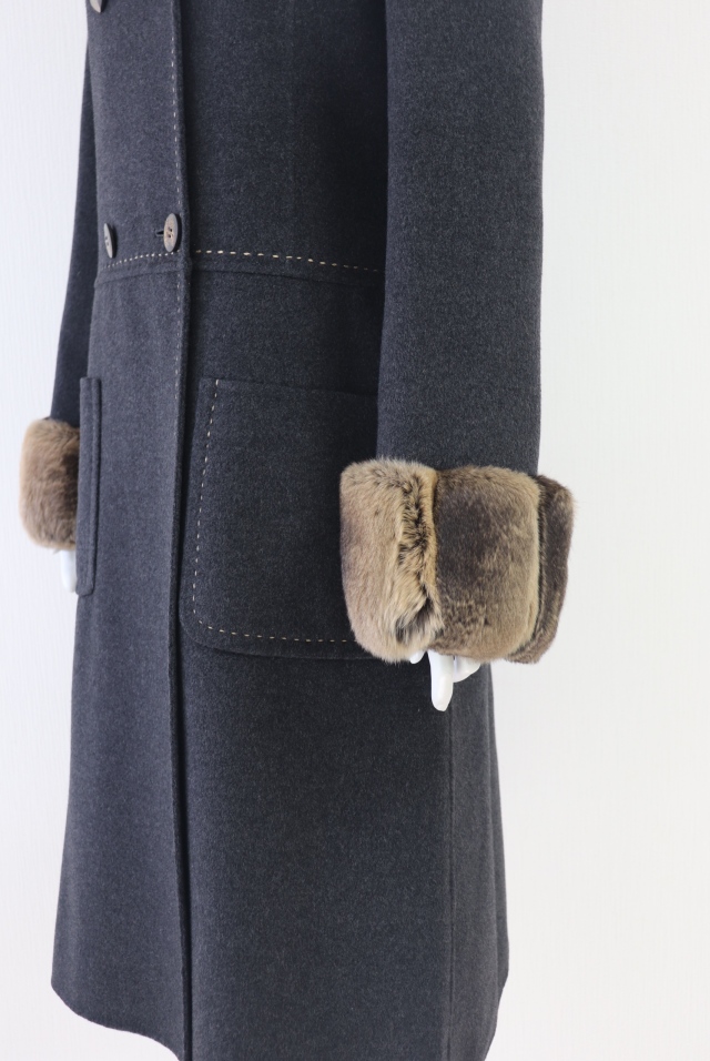 FOXEY BOUTIQUE(フォクシー） チンチラファーカシミアステッチコート 18523