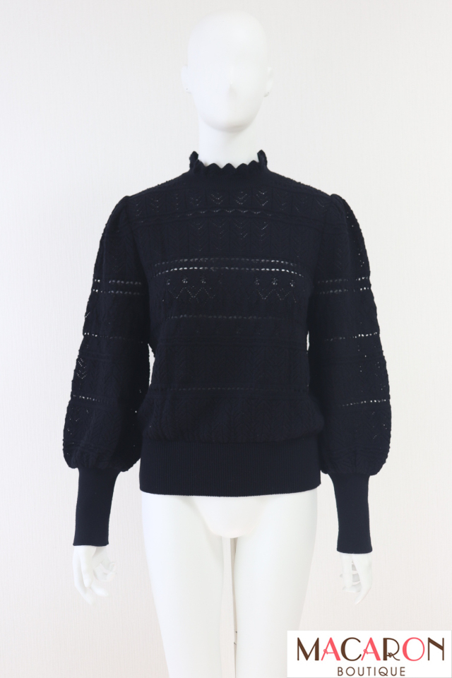 Rene（ルネ）　ハイネックウールニットプルオーバー　6342170