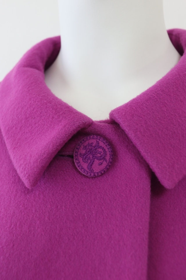 Rene（ルネ） ミンク襟ウールカシミヤコート 6038300