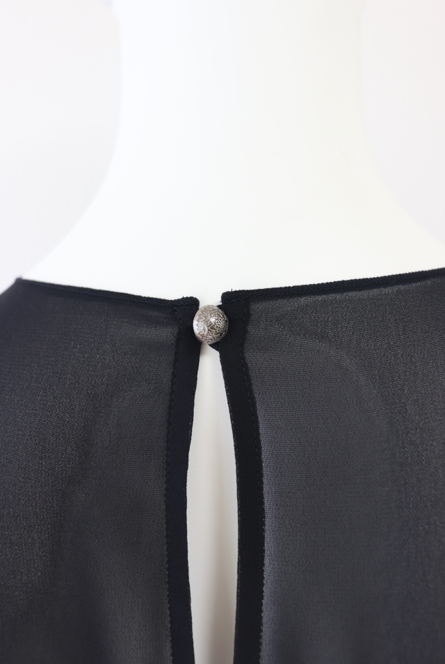 FOXEY NEWYORK(フォクシー） デコルテシースルーベロアワンピース 32196