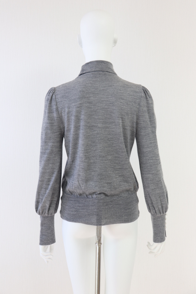 Rene（ルネ） ハイネック袖パールウールニットプルオーバー 63324670