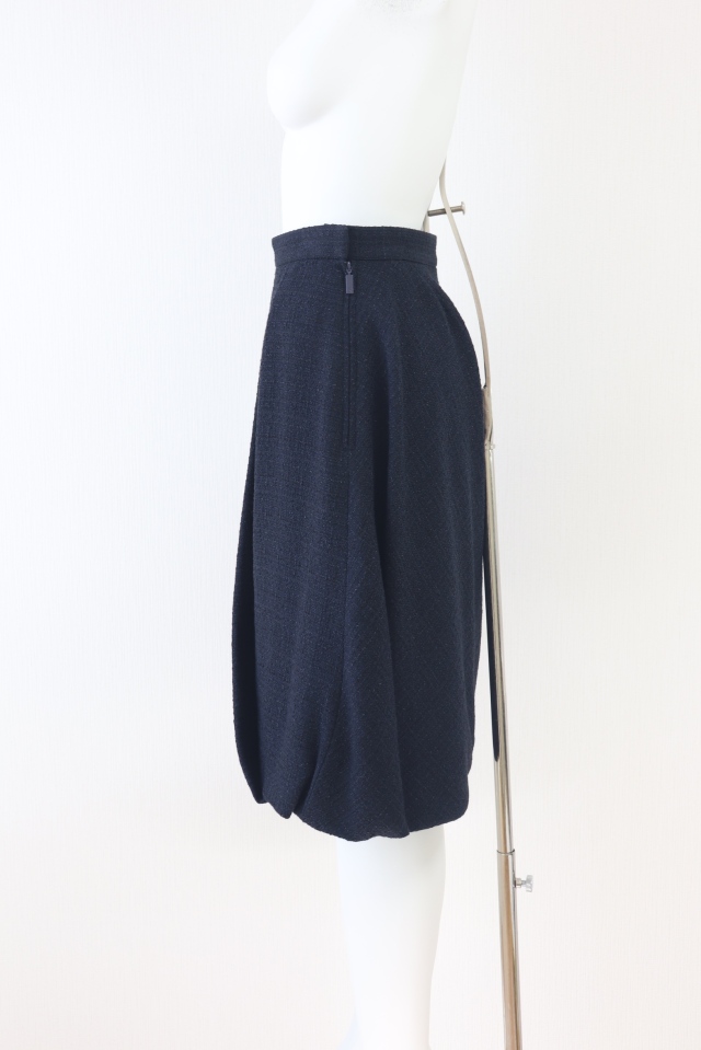 ルネ rene ツイード ネイビー　スカート Rene（ルネ） ツイードバルーンスカート 6144100