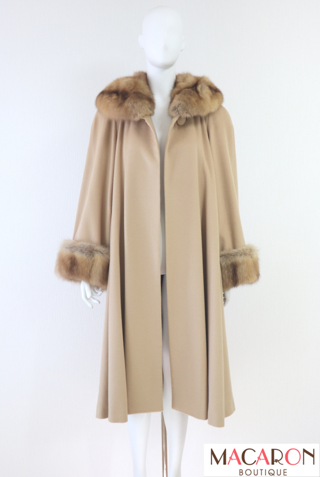 FOXEY BOUTIQUE(フォクシー） ゴールデンセーブルファーウールコート 8713