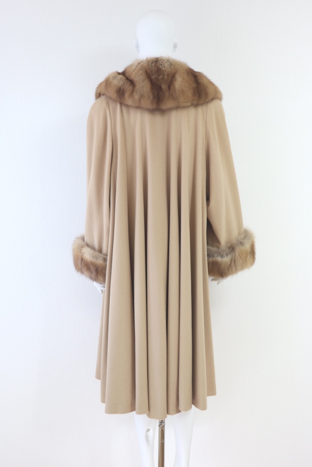 FOXEY BOUTIQUE(フォクシー） ゴールデンセーブルファーウールコート 8713