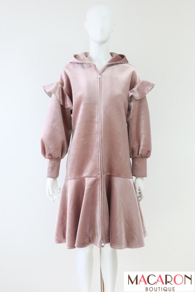 Rene(ルネ) ベロアボンディングワンピース 5447962