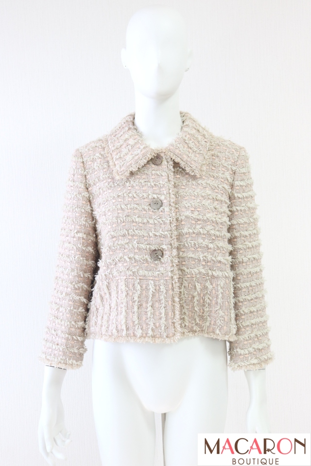 FOXEY BOUTIQUE(フォクシー）　ツイードジャケット＆ツイードミニバッグ　40746　41305