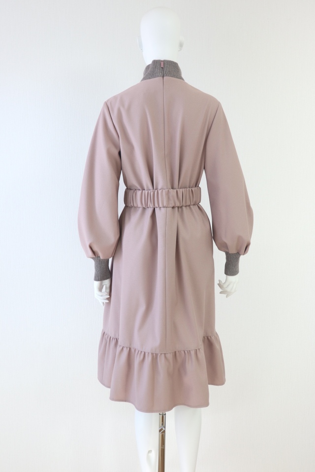 ❤︎Reneルネ　バイカラーワンピース　34❤︎ René - 極美品！ルネ長袖バイカラーワンピース 34 Rene foxey