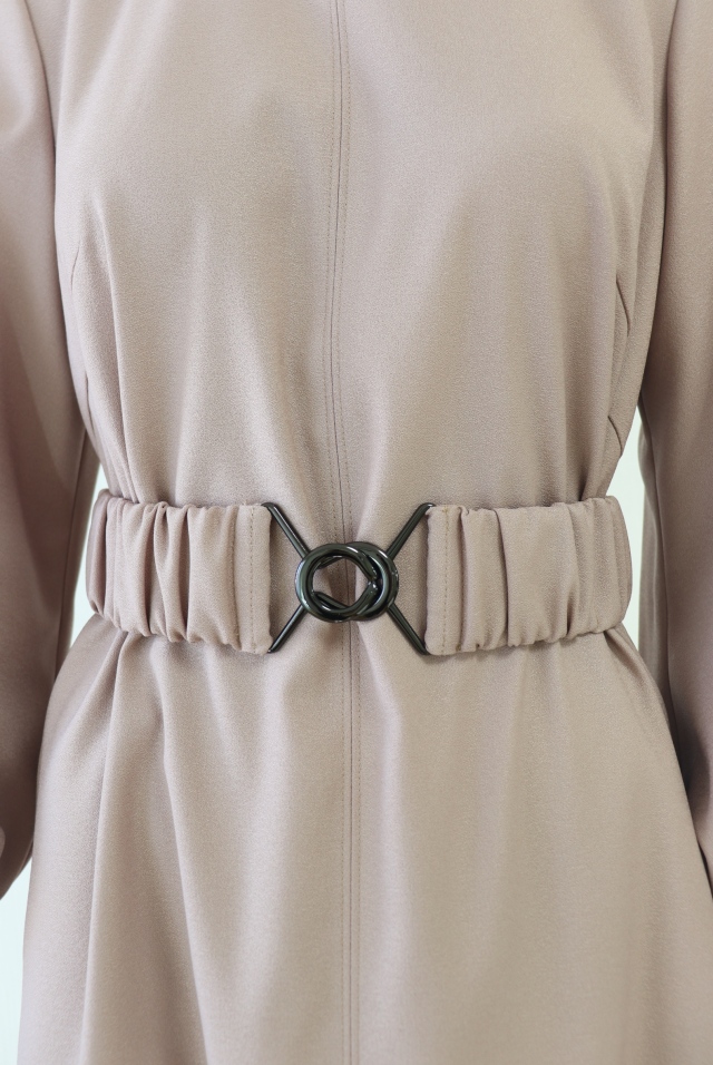 Rene（ルネ） ベルト付ハイネックワンピース 6316680