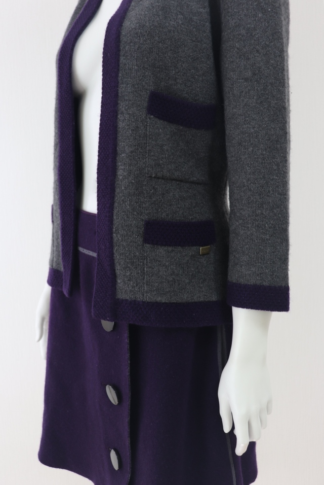 フォクシーカシミヤカーディガン FOXEY BOUTIQUE(フォクシー） カシミヤカーディガンとスカート