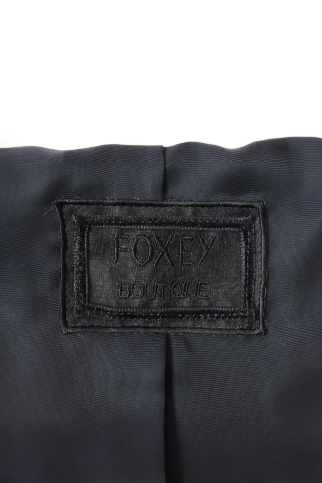 FOXEY BOUTIQUE(フォクシー） Lady Luxe ウールシルクコート 45025