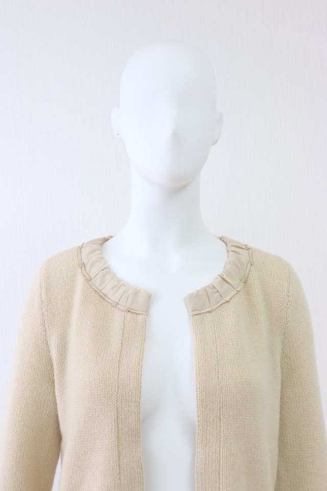 フォクシー　カシミヤ カーディガン M　アイボリー 新品同様】フォクシー スターリームーン カシミヤ 2021 カーディガン