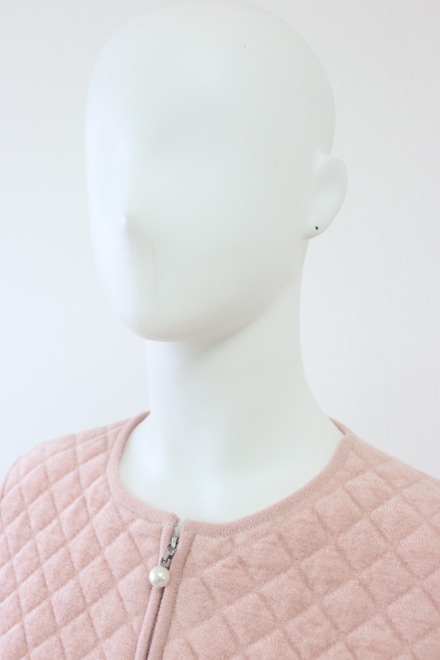 Rene（ルネ） モールニットジップアップカーディガン 6232550