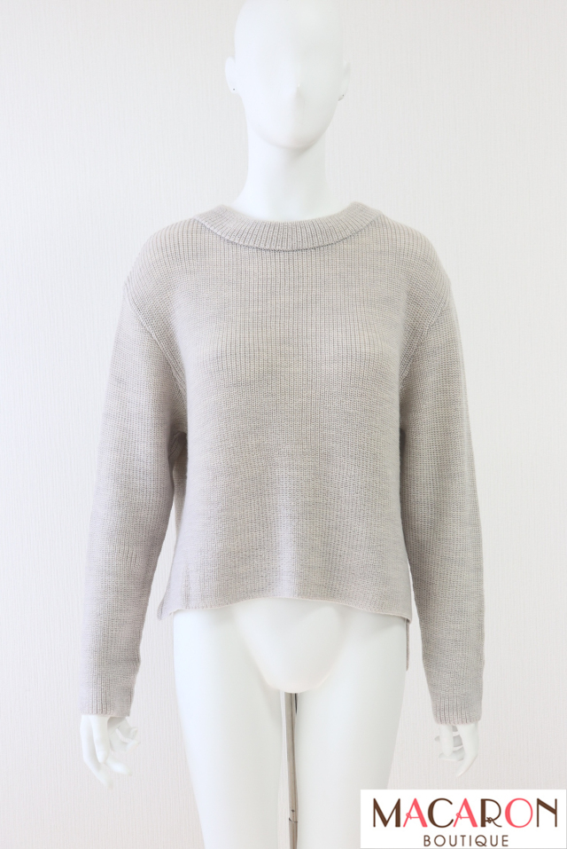 Rene（ルネ）　バックファスナーウールニットトップス　6742870