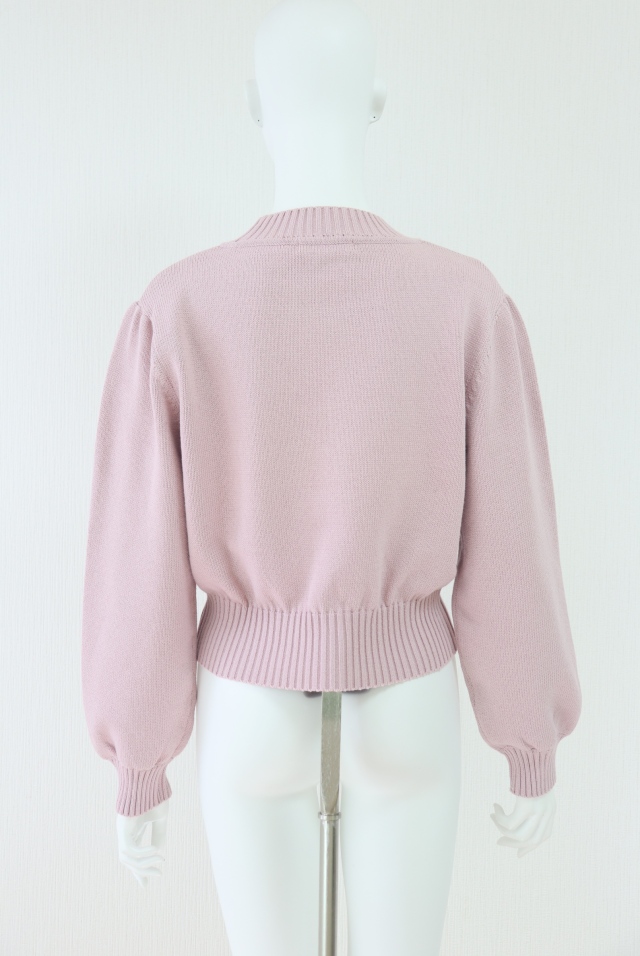 Rene（ルネ） ハイネックバルーンスリーブニットトップス 6132220