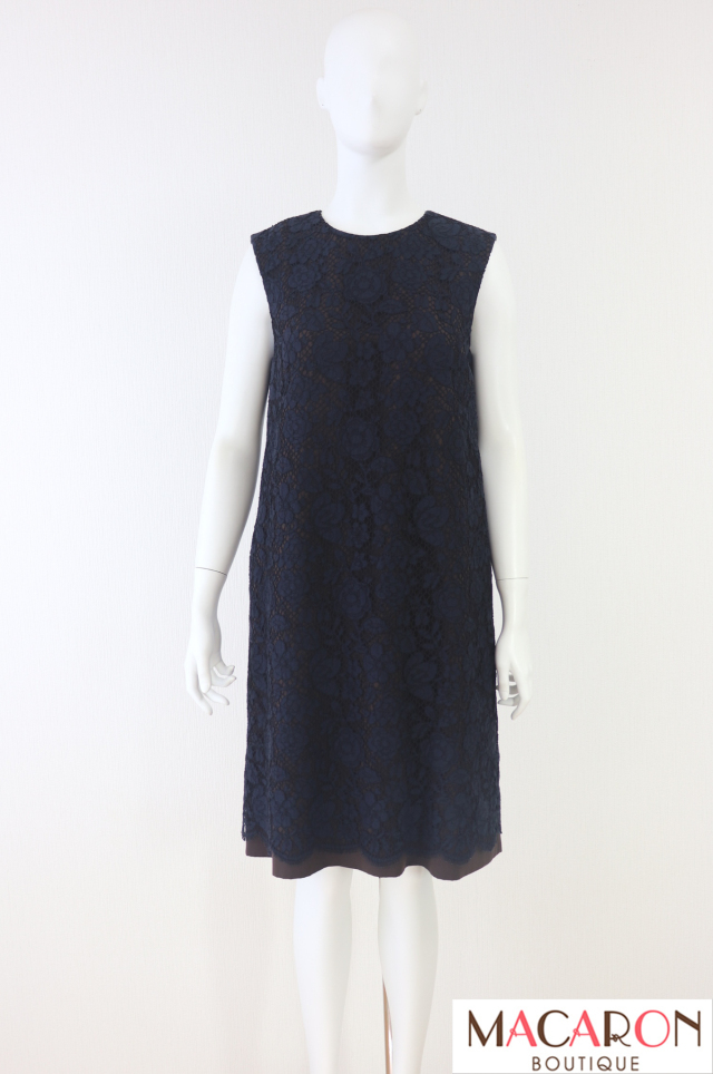 FOXEY BOUTIQUE(フォクシー)　重ね総レースワンピース　40987